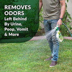 Simple Green Outdoor Odor Eliminator for Pets, Dogs, 1 gallon Refill - Ideal for Artificial Lawns & Patio, Milky White (Pack of 2)