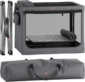 Noah & Paw Collapsible Dog Crate 42 Inch, XXL Dog Crate for XXL, XL, Large Breeds, Travel Kennel for Car, Includes Pet Mat for Pet Cage, 2 Storage Pockets, Handbag, 10mm Locking Zippers 42 * 31 * 31
