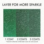 Rust-Oleum 277781-6PK Specialty Glitter Spray Paint, 10.25 Oz, Kelly Green, 6 Pack