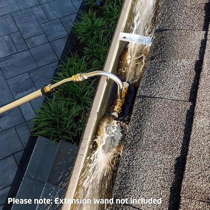 Kärcher Gutter Cleaner Kit, Maximum 3,500 PSI for Effective Cleaning of Gutters with Pressure Washers, Includes Five Nozzles, and Nozzle Holder
