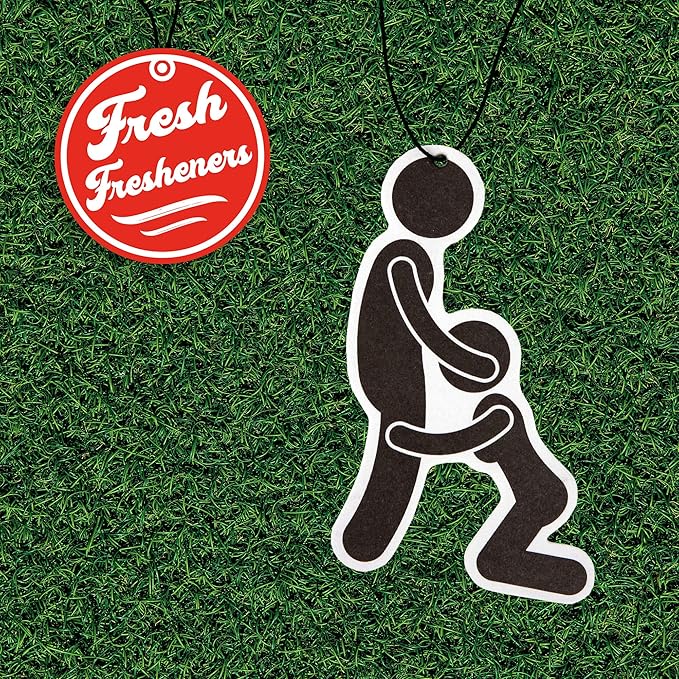 Fresh Fresheners Funny Adult Car Air Freshener 6 Pack Scented with Premium Oils