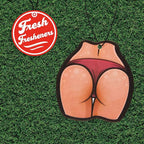 Fresh Fresheners Cute and Funny Car Air Fresheners 4 Pack Scented with Premium Oils (Beachy)