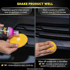 Meguiar's Hybrid Ceramic Trim Restorer, Car Trim Plastic Restorer - 16 Oz Bottle