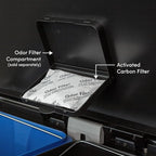 QUALIAZERO Natural Activated Carbon Charcoal Odor Absorber Filter | Eliminator Deodorizer Air Purifying Freshener Refill Bag | For Trash Can, Fridge, Shoes, etc.. | Made with Coconut Shell (6 PACK)
