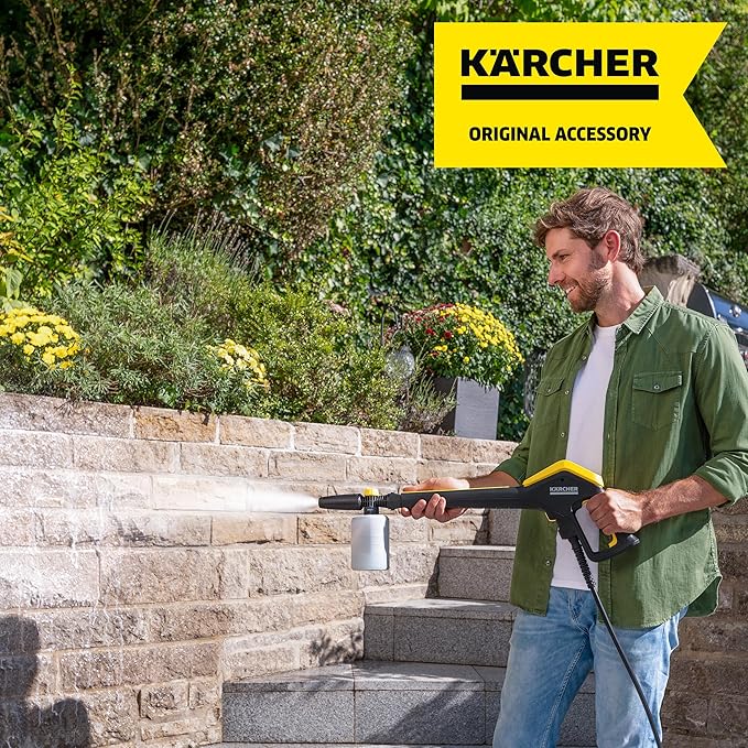 Kärcher FJ6 Foam Cannon for Karcher Electric Pressure Washers K1-K5 - Great for Cleaning Vehicles, Cars, Motorcycles, Bikes and More