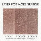 Rust-Oleum 344697 Specialty Glitter Spray Paint, 10.25 Oz, Rose Gold, (Pack of 1)