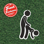 Fresh Fresheners 4 Pack Scented with Premium Oils (Doggy Stick Figures)