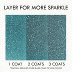 Rust-Oleum 302573 Specialty Glitter Spray Paint, 10.25 Oz, Turquoise