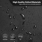 CAR PASS Oxford Bling Diamond Car Seat Cover 2 Front Interior Sets, Waterproof Universal Shining Glitter Sparkly Crystal Fit Armrest 95% Automotive Truck SUV Cute Women Girl, Black Silver Rhinestone