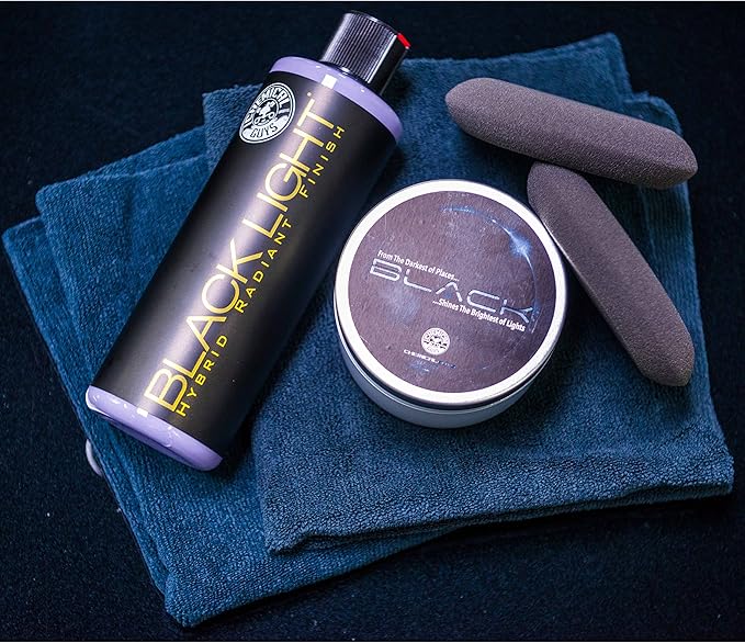 Chemical Guys Black & Dark Color Paint Maintenance Kit - Enhance Gloss, Deepen Shine, Protect Dark Finishes, Restore Depth, Minimize Swirls, Car Care Kit for Black Cars HOL_201