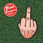 12 Pack Middle Finger Funnny Naughty Car Air Freshener Scented With Premium Oils By Fresh Fresheners (12 Pack) (Middle Finger)