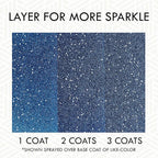 Rust-Oleum 299425-6PK Specialty Glitter Spray Paint, 10.25 Oz, Royal Blue, 6 Pack