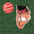 Sexy Woman Car Air Freshener 3 Pack Scented with Essential Oils (6 Pack, 3 Scents)