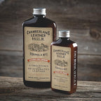 Leather Milk Conditioner and Cleaner for Furniture, Cars, Purses and Handbags. All-Natural, Non-Toxic Conditioner Made in the USA. Leather Care Liniment No. 1. 2 Sizes. Includes Premium Applicator Pad